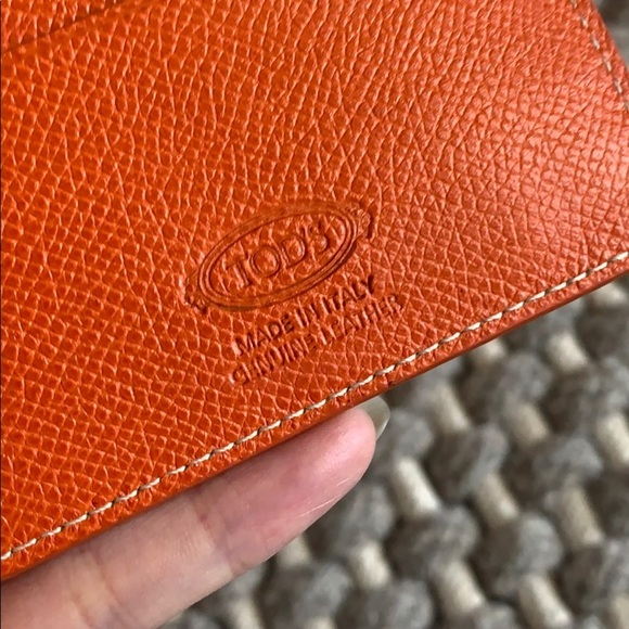 NWT Authentic Tod's 7 Slots Leather Card Case - Picture 4 of 5